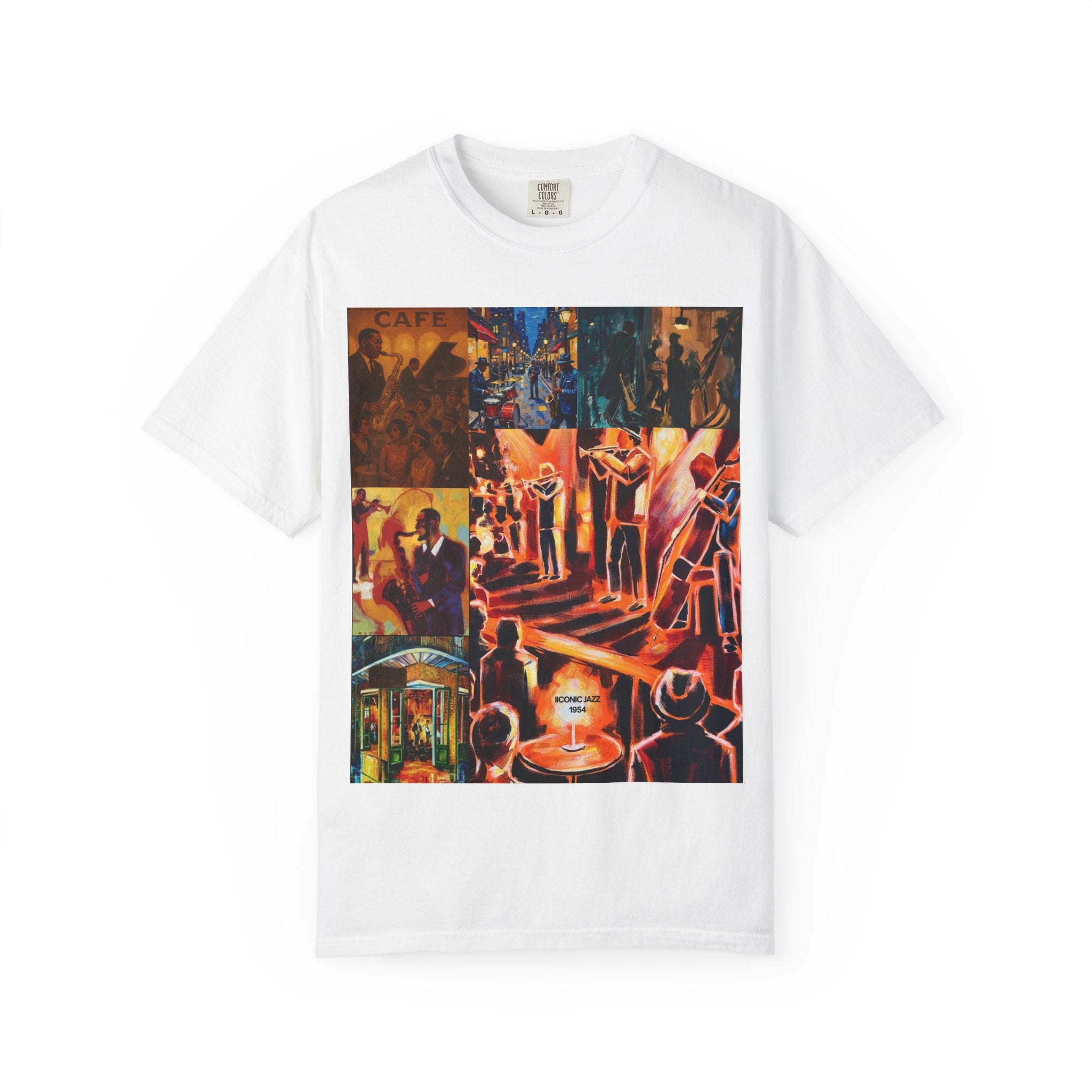Jazz Night Collage T‑Shirt