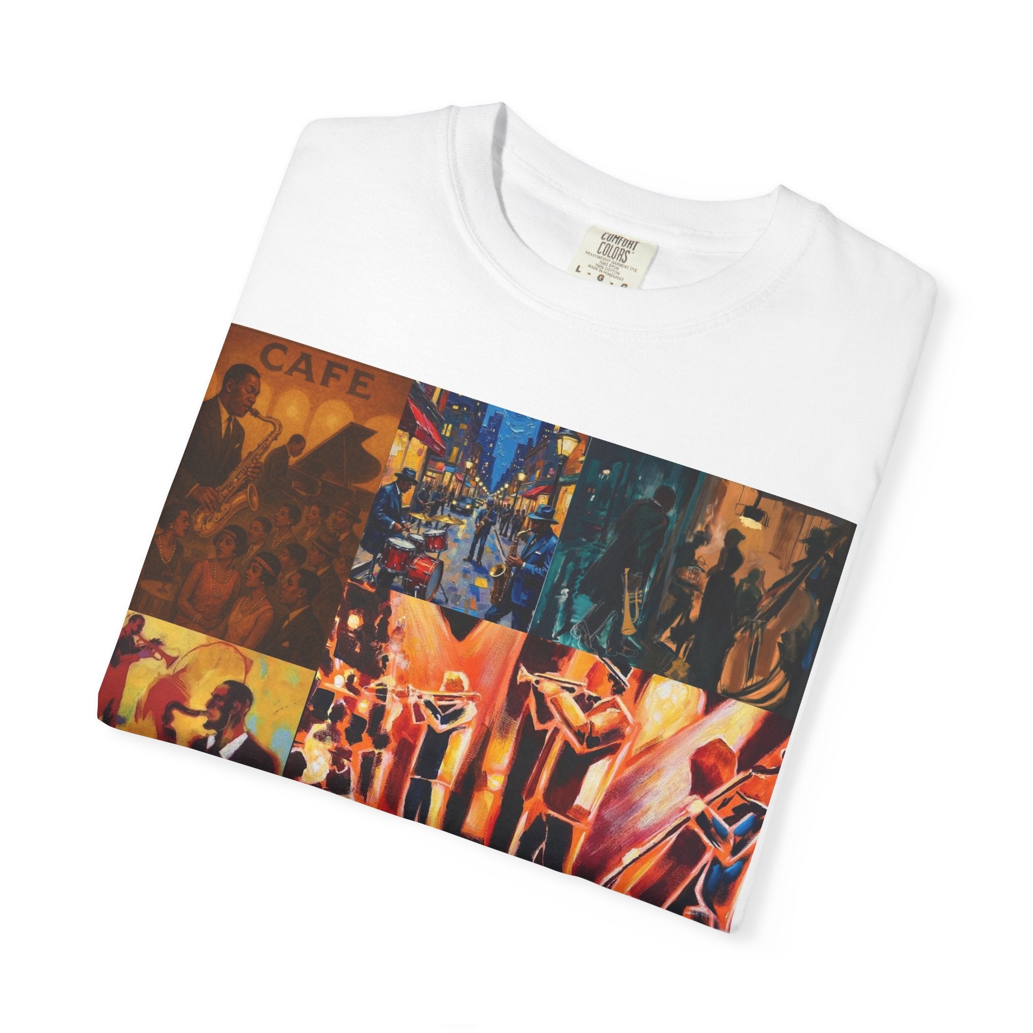 Jazz Night Collage T‑Shirt