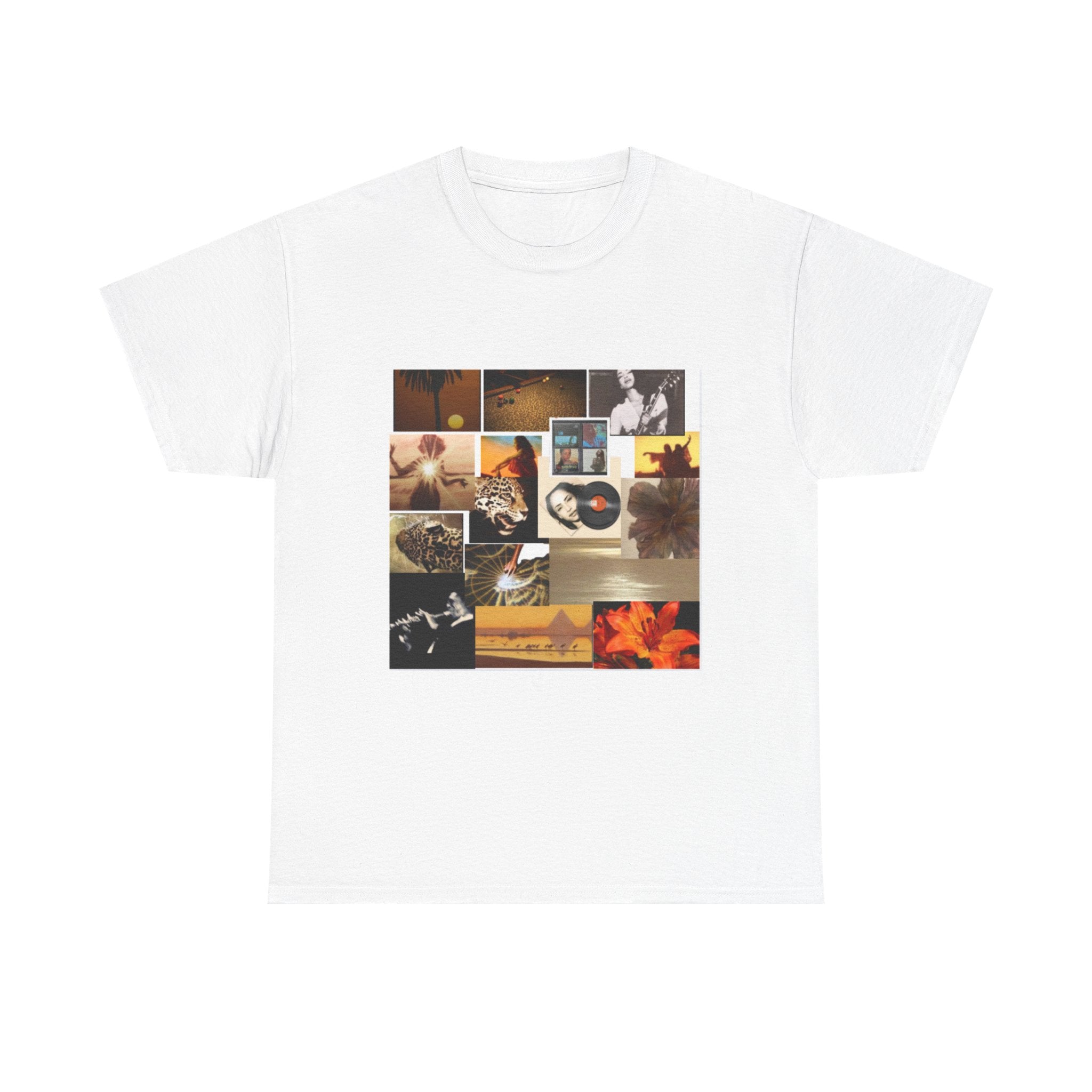 Collage Graphic Tee — SADE /Vintage Photo & Vinyl Album Art Shirt