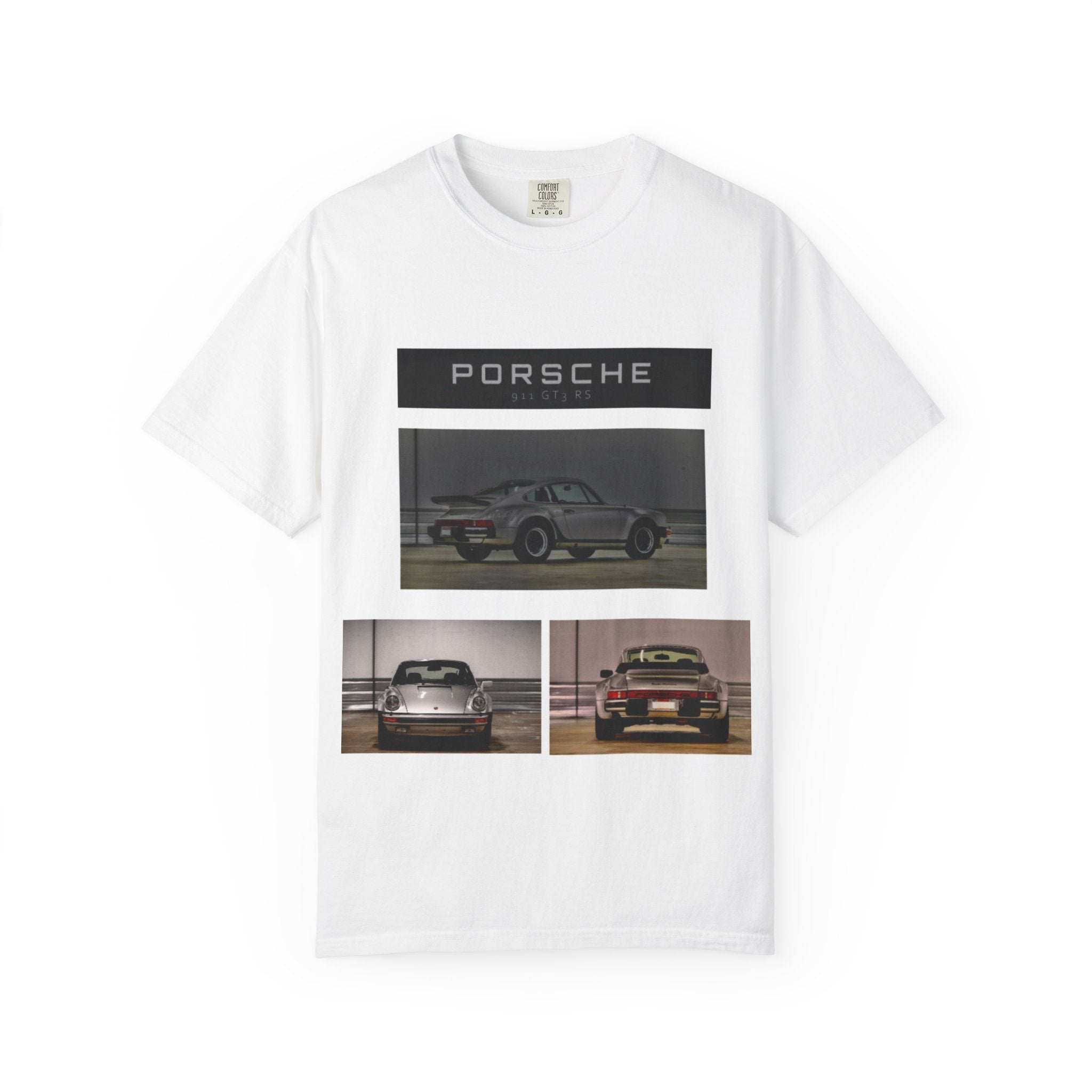 Porsche Vintage Photo Collage T-Shirt