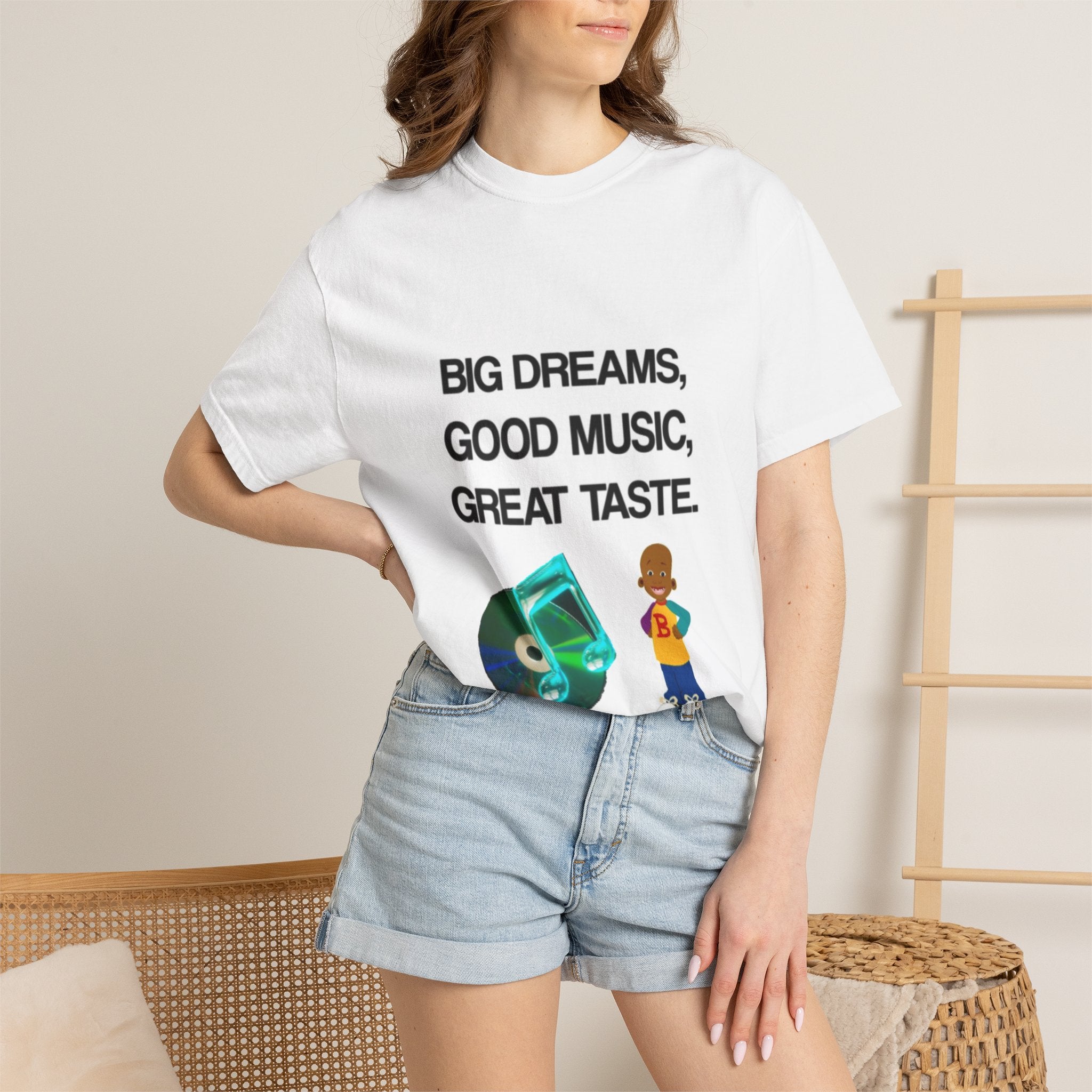 Big Dreams, Good Music, Great Taste Graphic T-Shirt