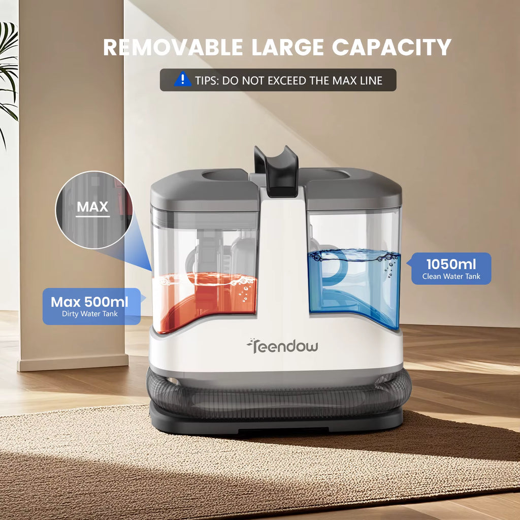 Steam Cleaner Portable Wet and Dry Household Upholstery Fabric Sofa Washing Spot Vacuum Carpet Cleaner