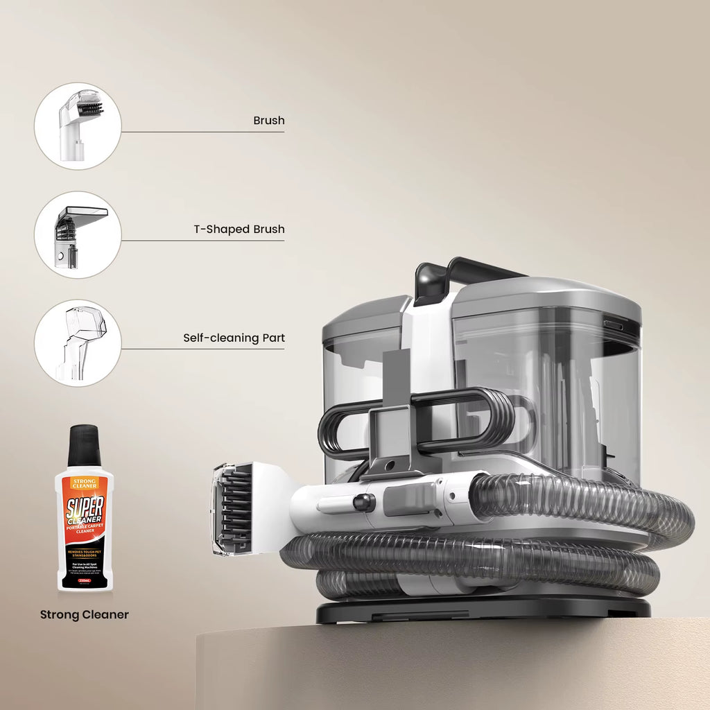 Steam Cleaner Portable Wet and Dry Household Upholstery Fabric Sofa Washing Spot Vacuum Carpet Cleaner